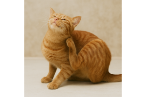 Cat skin allergy